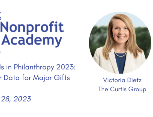 Nonprofit Academy: Trends in Philanthropy 2023 – Major Data for Major Gifts